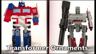 Tranformers Optimus Prime & Megatron Hallmark Ornament Review The No Swear Gamer