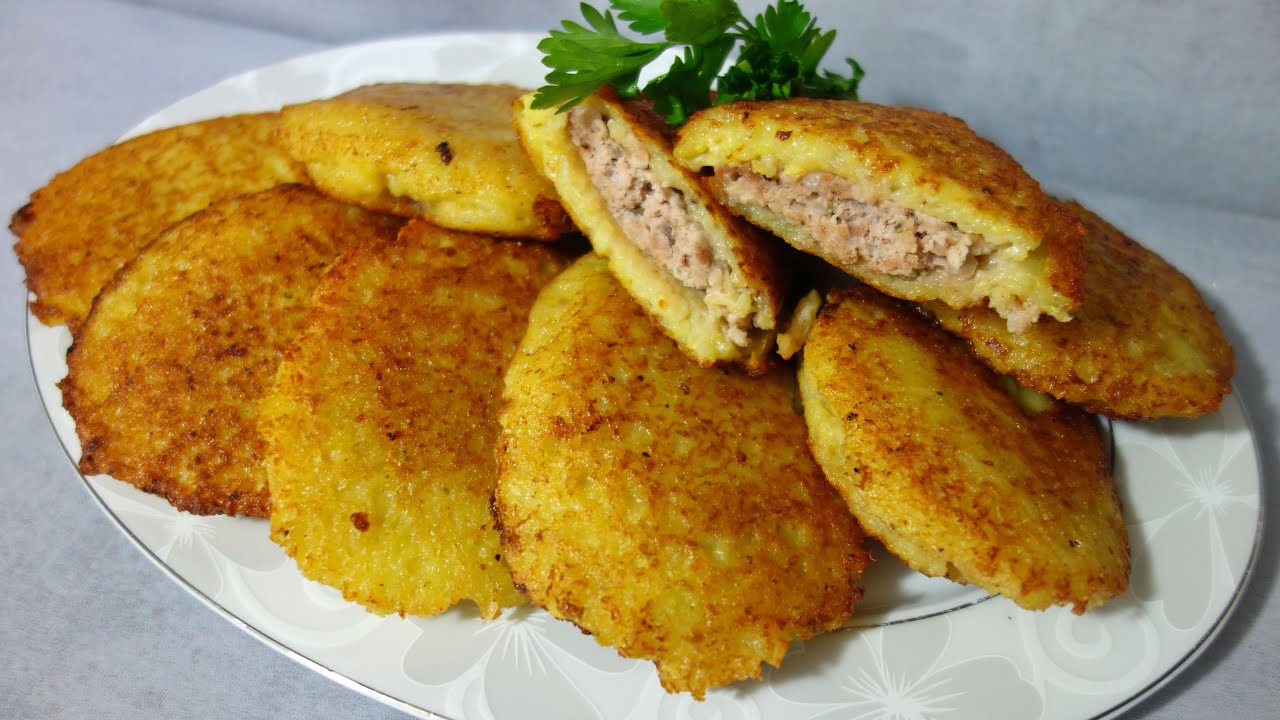 Placki Ziemniaczane Nadziewane Mięsem