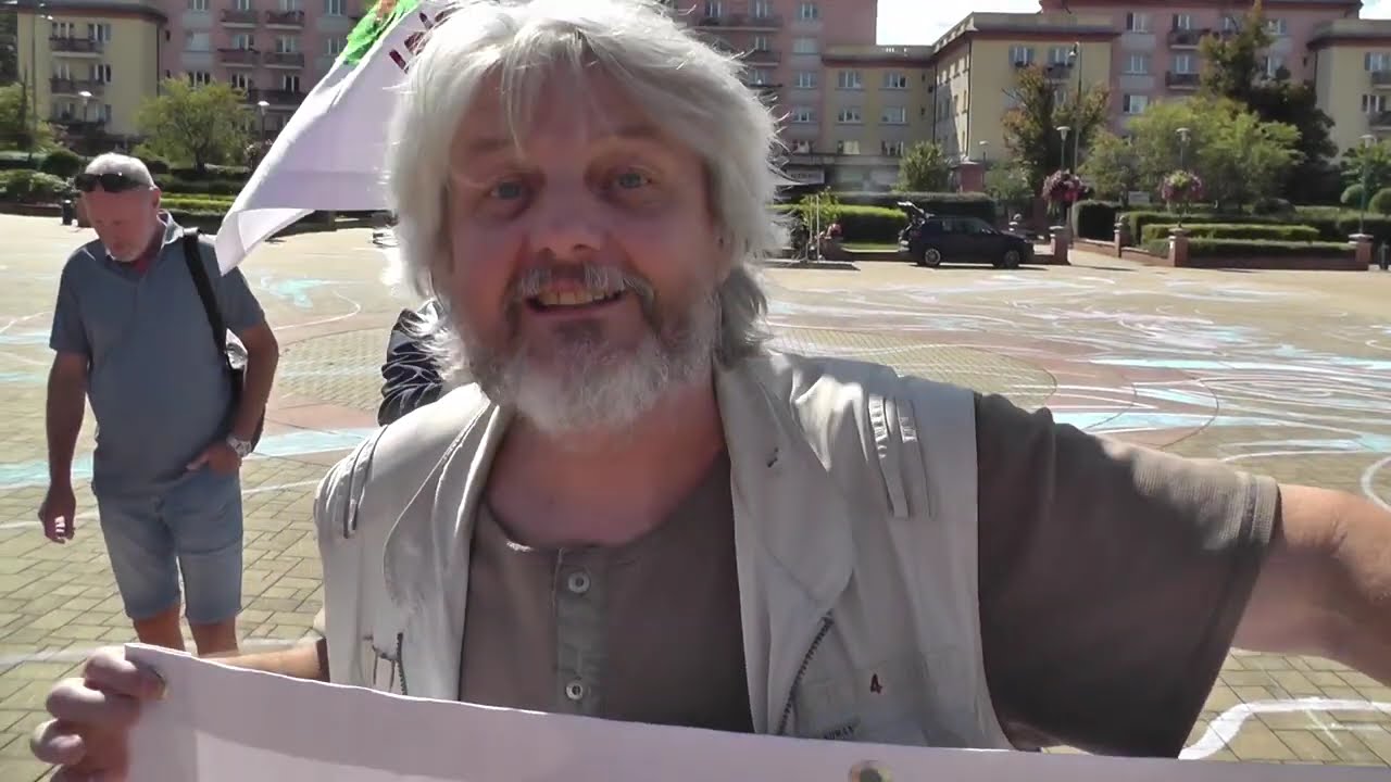 Bedřich Šmudla, lídr kandidátky JaSaN-u v Karlovarském kraji a malování Českého lva s Aďasem Hrbkem