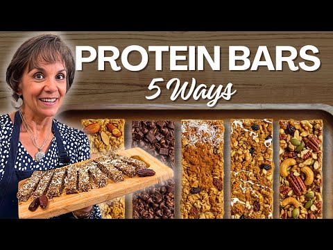 5 Easy No Bake Protein Bars (High Protein + Gut Healing!)