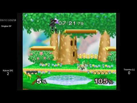 SSS 9.3 SSBM - Kalvar [W] (Marth) vs. HoG | Tiramisu [L] (Fox) - Melee GF