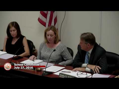 School Committee 07/27/2016