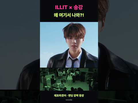 아일릿 체포하겠어 뮤비에 송강이 왜 나와? 엔딩 보고 댓글창 놀람ㅋㅋ | ILLIT  #kpop #아일릿 #…