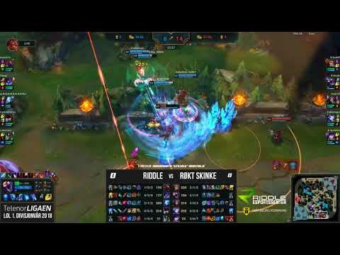 LoL: Røkt Skinke vs Riddle Highlights - Round 7 of Telenorligaen Spring 2018
