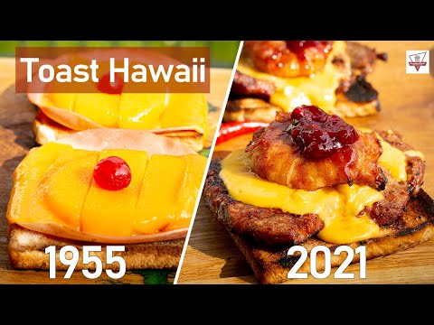 Toast Hawaii - Daughter vs Dad - Original vs Newstyle - Rezept by Daughter & Dad's Sizzlezone
