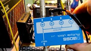 Video thumbnail for [ミキシング] 音の出先が増える  BOSS Multiple Jack by 浜名湖おはら