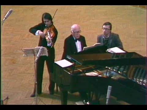 Yuri Bashmet & Sviatoslav Richter play Hindemith Viola Sonata, op. 11 no. 4 - video 1985