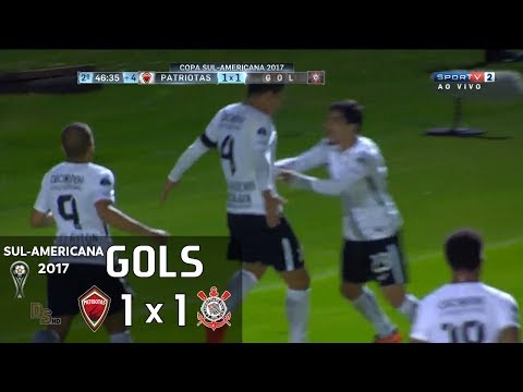 Gols - Patriotas (COL) 1 x 1 Corinthians  - Sul-Americana 2017