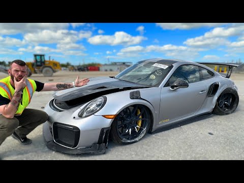 Buying A Porsche 911 GT2 RS At SALVAGE Auction!?