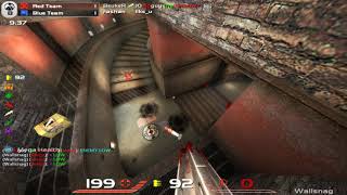 Ironworks Flag runner catch/save (Quake Live: CTF)