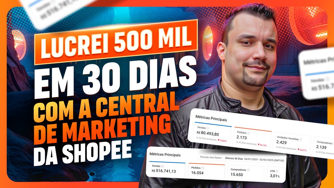 Como Lucrei Mais de 500 Mil em 30 Dias com a Central de Marketing da Shopee!