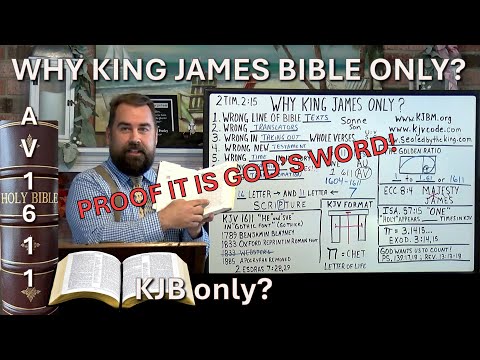 Why King James Only? #kjv #kjb #kingjames #kjvonlyism #kjvonly #kjvbible #kjvscripture #kjvoice