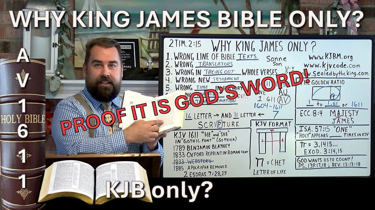 Why King James Only? #kjv #kjb #kingjames #kjvonlyism #kjvonly #kjvbible #kjvscripture #kjvoice