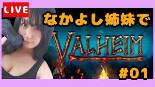 【VALHEIM】姉妹で始めるVALHEIM！！【ライブ配信】