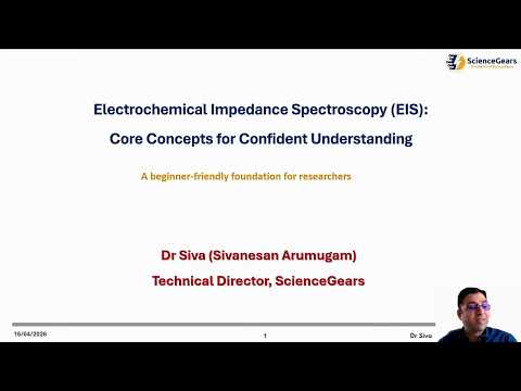 Electrochemical Impedance Spectroscopy (EIS): Core Concepts for Confident Understanding