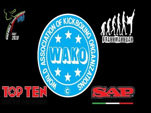 Tatami 3,4,5,6 Thursday WAKO World Championships 2018