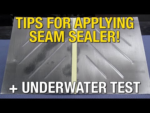 Eastwood Seam Sealer Water Test & Tips for Applying Seam Sealer on Floor Pans!