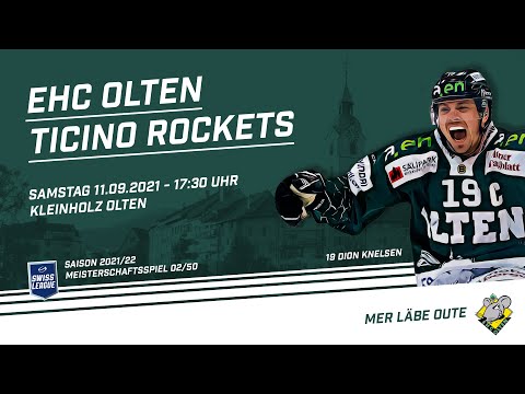 11.9.2021 EHC Olten - HCB Ticino Rockets 8:2