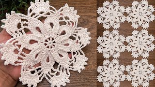 Super beautiful crochet flower tutorial 