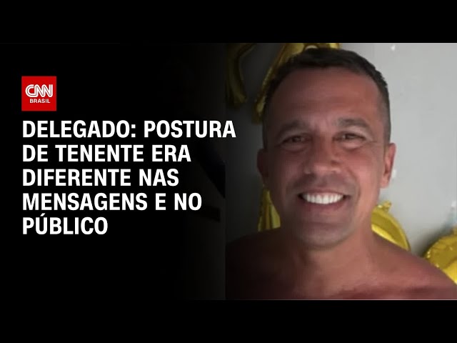 Tenente agia diferente em mensagens e público, diz delegado sobre caso PM Gisele | LIVE CNN