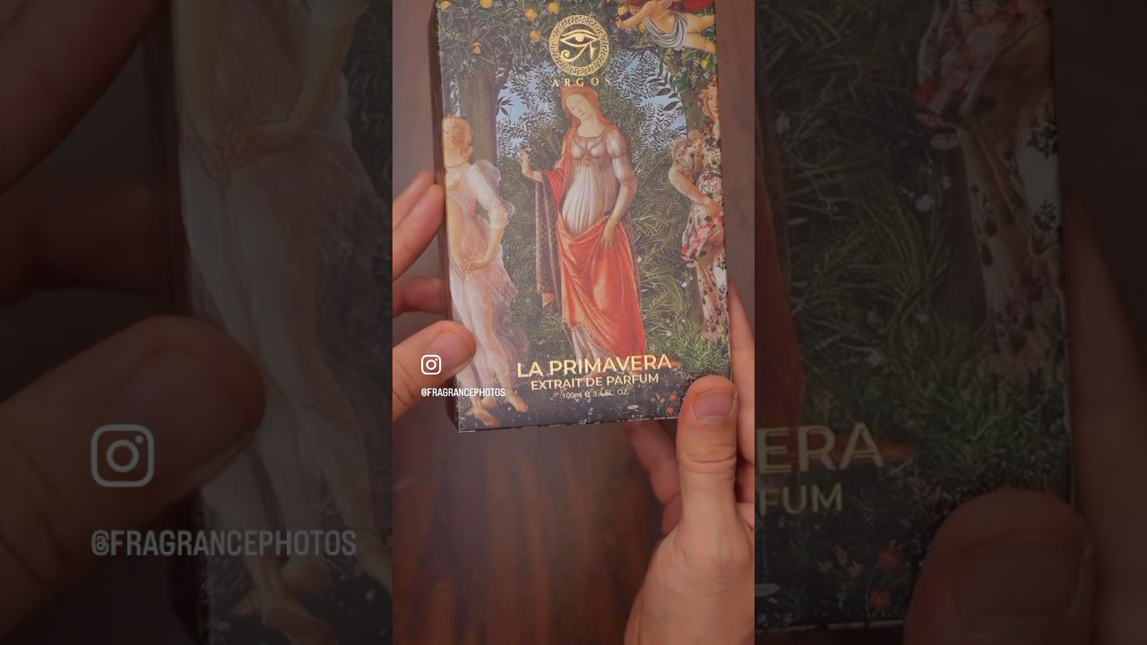 Fist impression of Argos La Primavera. One of the 2025 Fragrance masterpieces. 🤩 #luxurylifestyle