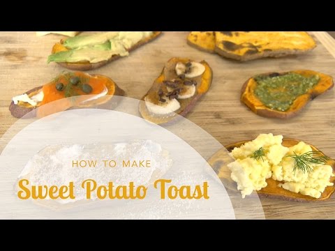 How to Make Sweet Potato Toast In a Toaster Oven or Toaster (All Natural Gluten Free Toast Recipe)
