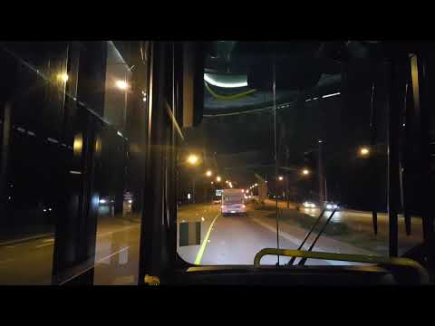 [Transperth] Through The Causeway During Night Time By Bus