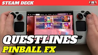Pinball FX  Questlines - Newest Game Update on the Steam Deck