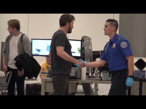 No VIP treatment! Ben Affleck is frisked by TSA at airport just like any regular guy