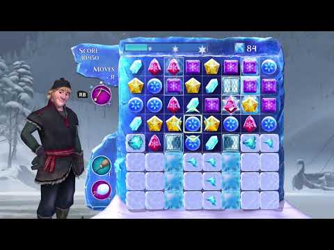Frozen Free Fall: Snowball Fight, Winter 243, Three Stars, NO Power-Ups