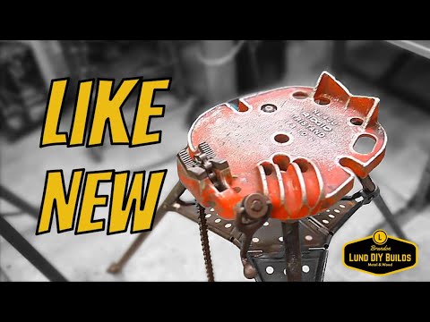 Welding Repair Broken Ridgid Tri Stand Pipe Vise Using Decepower Fusion Welder #welding