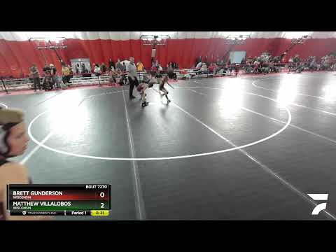 58-59 Lbs Round 3 - Brett Gunderson, Wisconsin Vs Matthew Villalobos, Wisconsin Fb4a