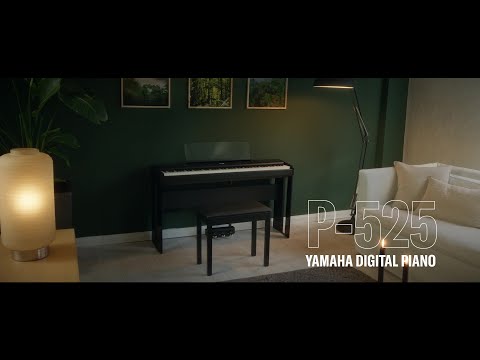 Yamaha 電子ピアノ ブラック送料込み2025年製　椅子別売り YAMAHA P-525B ブラック 電子ピアノ 88鍵盤 ヘッドホンセット ヤマハ P