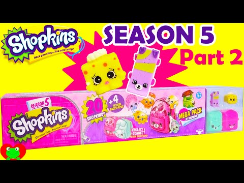 Shopkins SEASON 5 Mega Pack Part 2 of 3 Toy Genie Video