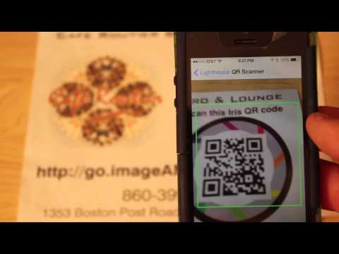 Using Lighthouse Scanner App QR Code Reader