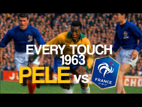 Pelé vs France | Amazing Hat trick | All Accions & Touches
