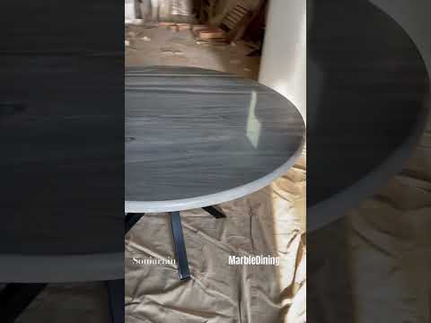 Restaurant Hotel Cafe Dining Table Marble Top Base in Cross Design Iron Black Powder Coated 4 Seater