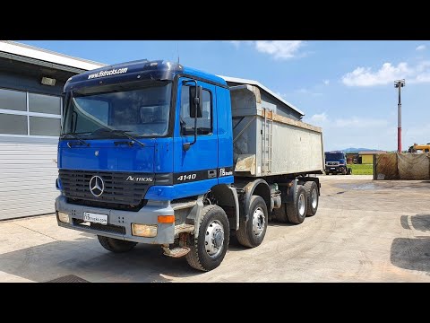 MERCEDES BENZ ACTROS 4140 8X6 TIPPER - FIŠ TRUCKS SLOVENIA