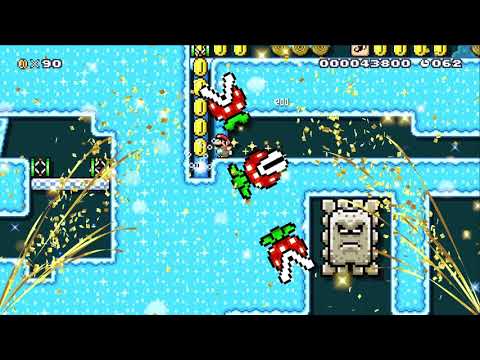 [幽玄×無限] snow speed run/コラボスピラン by やったアアア !!! 🍄 Super Mario Maker 2 ✹Switch✹ #awq