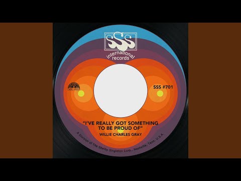 I've Really Got Something to Be Proud of