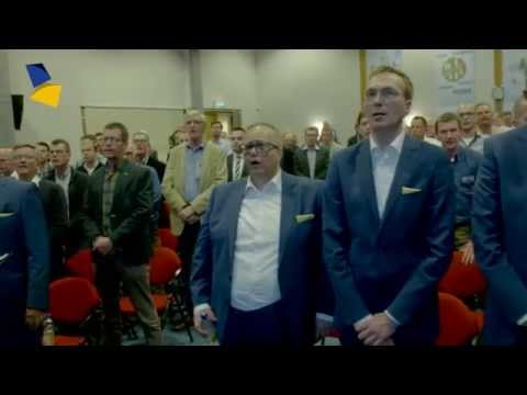 Bovenstem Psalm 108: 1, 2 op RD-Mannendag