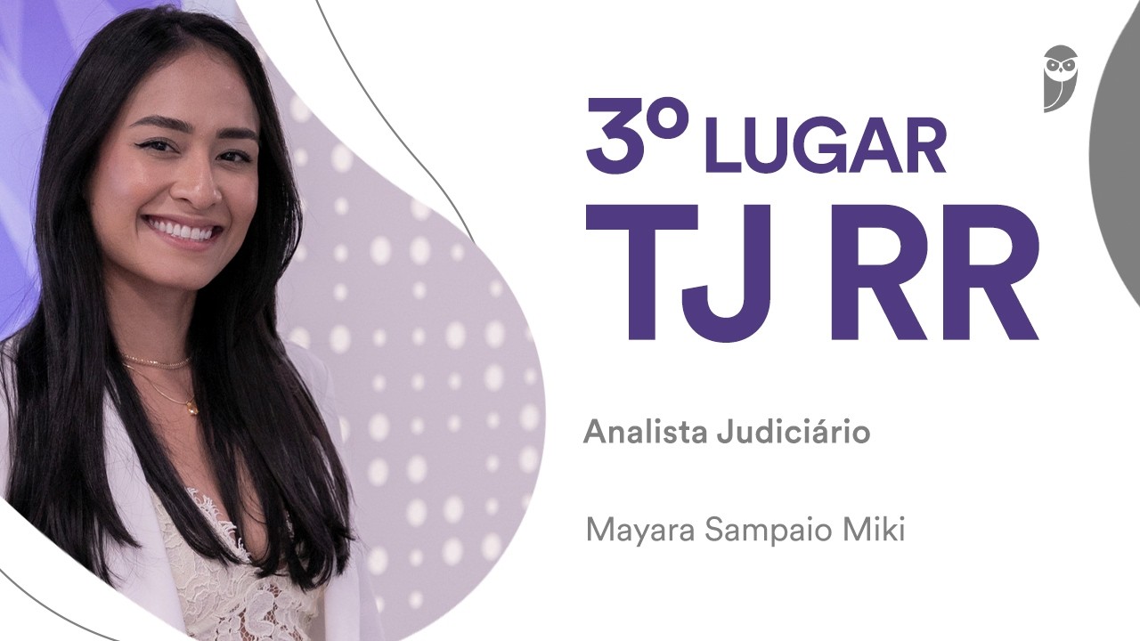 Baile dos Primeiros: Mayara Miki, 3° lugar no concurso TJ RR para Analista Judiciário