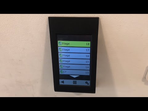 High-rise 2015 Schindler Port Elevators at CLOUD No. 7, Stuttgart-Europaviertel