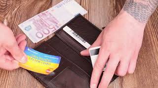 Стильний гаманець для чоловіків з натуральної шкіри з тисненням під крокодила Canpellini 21915 коричневий