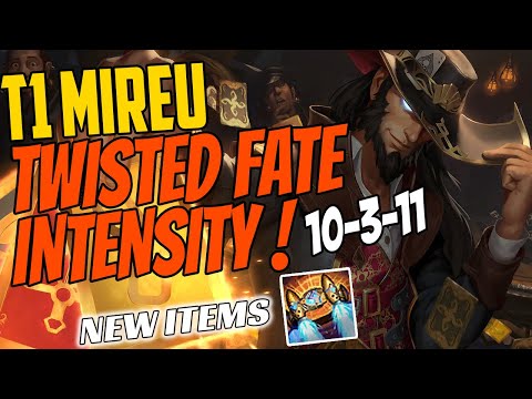 T1 Mireu Plays TWISTED FATE vs Rumble - Challenger Gameplay New Items Season 11 - Hextech Rocketbelt