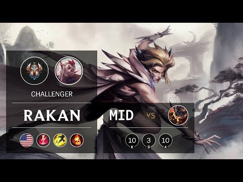 Rakan Mid vs Rumble - NA Challenger Patch 10.2