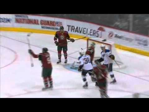 Phil Mcrae 1st NHL Goal. Philip Mcrae St. Louis Blues vs Minnesota Wild 09/22/2010