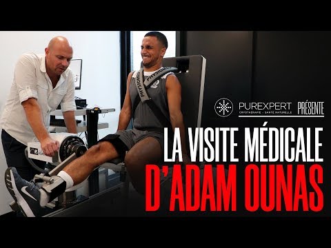 La visite médicale d'Adam Ounas