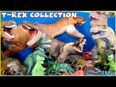 My HUGE T-REX Dinosaur Collection (Tyrannosaurus Rex Dinosaurs) Jurassic World +