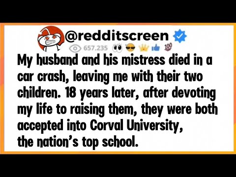 My husband and his beloved mistress died together in a car accident. They left me with a pair of 